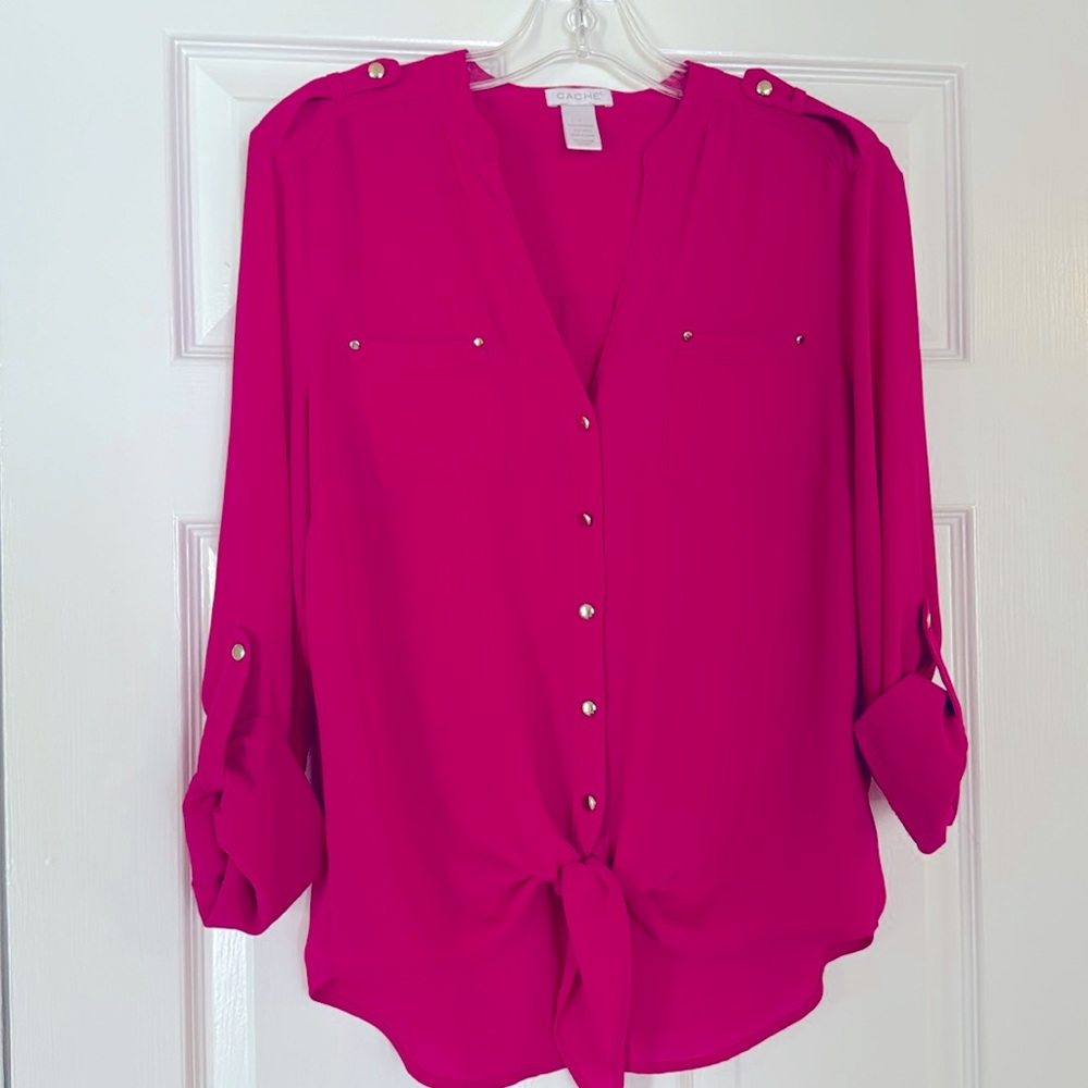 Cache’ Long Sleeved Blouse